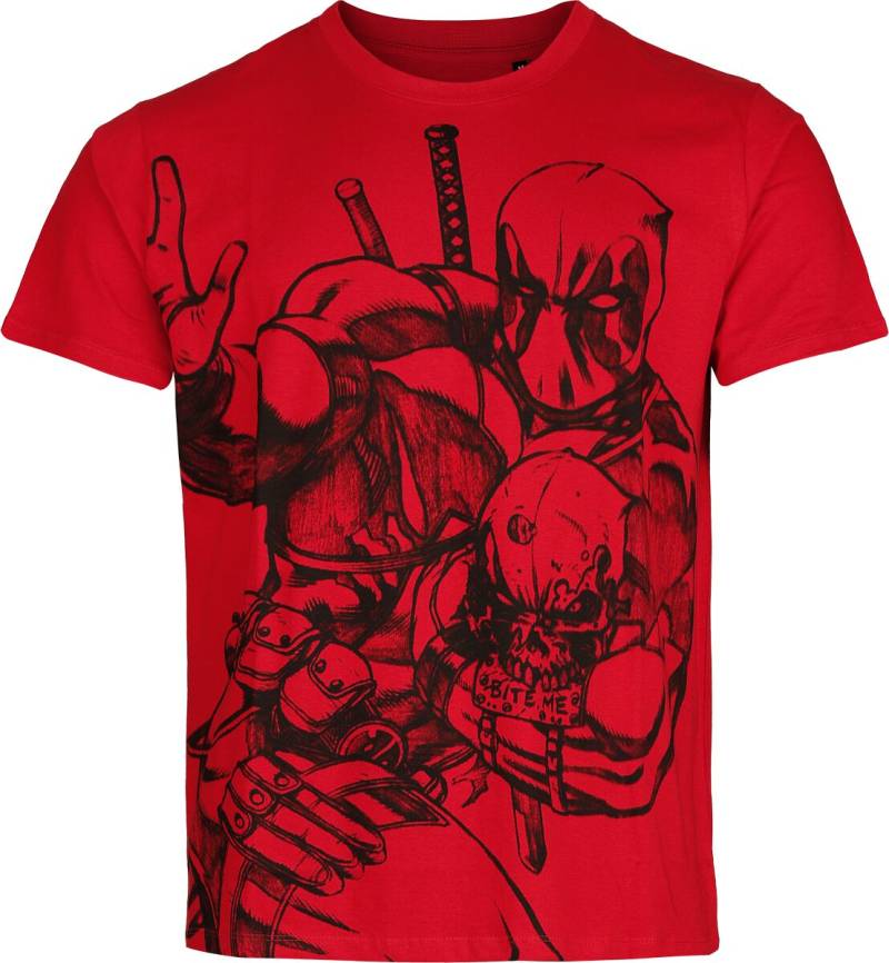 Deadpool Sketch T-Shirt rot in M Deadpool Sketch T-Shirt rot in M von Deadpool