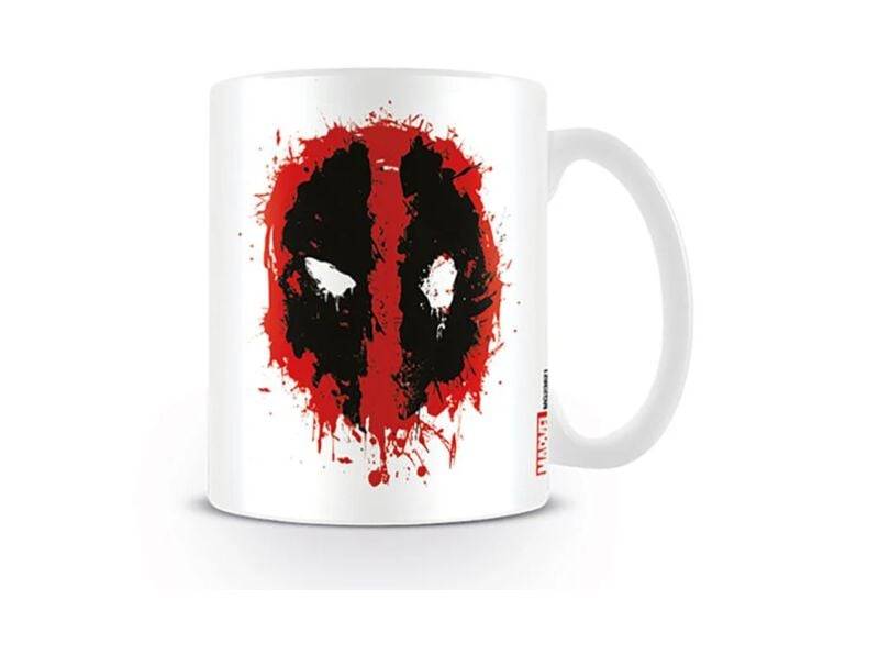 Deadpool Splatter Tasse weiß schwarz rot von Deadpool