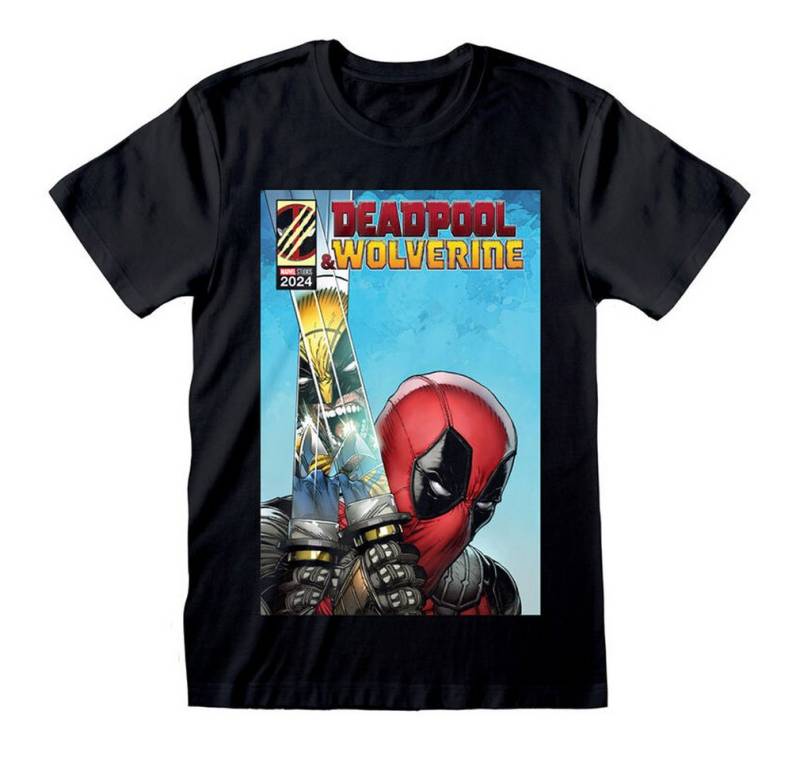 Deadpool T-Shirt Wolverine on Deadpool Reflection von Deadpool