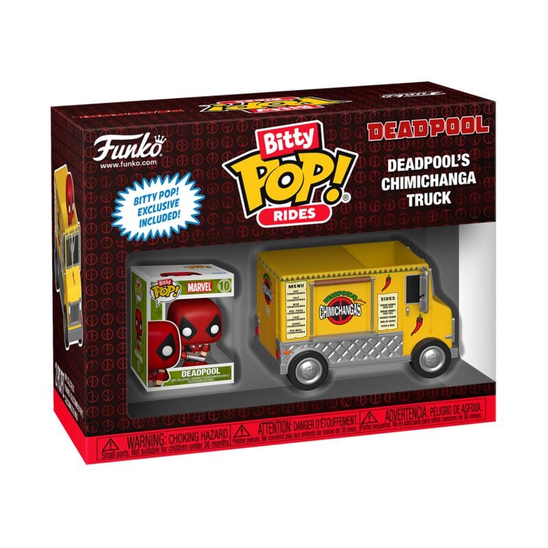 Deadpool's Chimichanga Truck (Bitty Pop! Ride) Vinyl Figur - Funko Pop! Figur - Funko Shop Deutschland - Lizenzierter Fanartikel von Deadpool