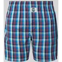 Deal Boxershorts mit Label-Patch und elastischem Bund in Tuerkis, Größe XXL von Deal