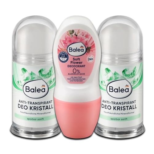 4er Set: Balea 2 x Antitranspirant Deostick Kristall, 100 g - 1 x Deo Roll-on, 50 ml - 1 x Duftkerze im Glas 4er Set: Balea 2 x Antitranspirant Deostick Kristall, 100 g - 1 x Deo Roll-on, 50 ml - 1 x Duftkerze im Glas von DealStory