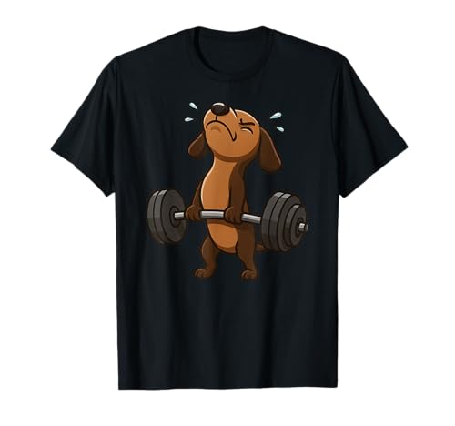 Dackel Doxie Kreuzheben Gym Ratte Hundeliebhaber Heben Mama Papa T-Shirt Dackel Doxie Kreuzheben Gym Ratte Hundeliebhaber Heben Mama Papa T-Shirt von DealiftAxis1