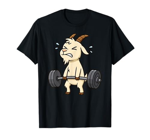 Goat Deadlift Gym Rattentier Lover Lifting für Herren und Damen T-Shirt von DealiftAxis1