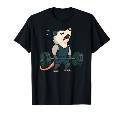Opossum Kreuzheben Gym Ratte Tierliebhaber Heben Männer Frauen T-Shirt Opossum Kreuzheben Gym Ratte Tierliebhaber Heben Männer Frauen T-Shirt von DealiftAxis1