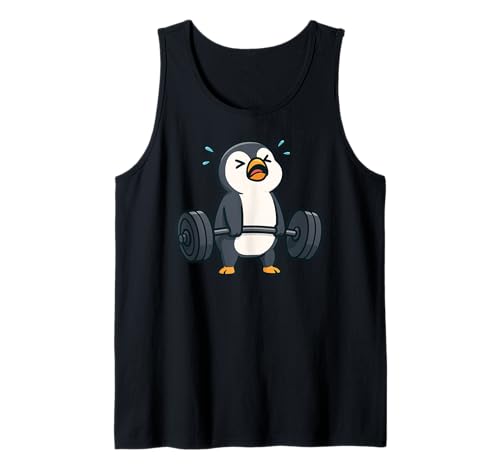 Pinguin Kreuzheben Gym Ratte Tierliebhaber Heben Männer Frauen Tank Top von DealiftAxis1