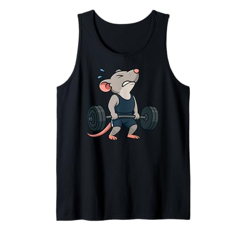 Ratte Kreuzheben Gymrat Tierliebhaber Lifting Männer Frauen Tank Top Ratte Kreuzheben Gymrat Tierliebhaber Lifting Männer Frauen Tank Top von DealiftAxis1