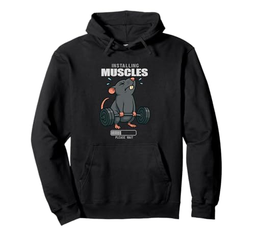 Ratte Kreuzheben Installation Muscle Lifting Gymrats Männer Frauen Pullover Hoodie von DealiftAxis1