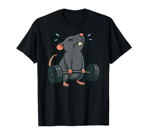 Ratten Tierliebhaber Gymrat Lifting Kreuzheben Männer Frauen T-Shirt von DealiftAxis1