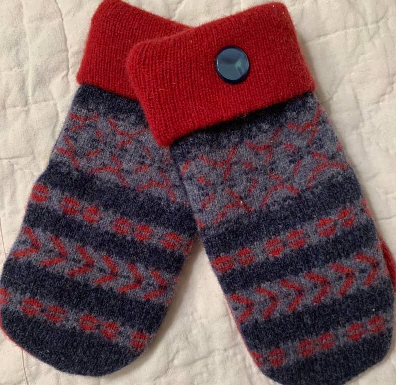 Größe Kinder 36/42 Gefilzte Handschuhe Mit Vlies Gefüttert von DeannesOriginals