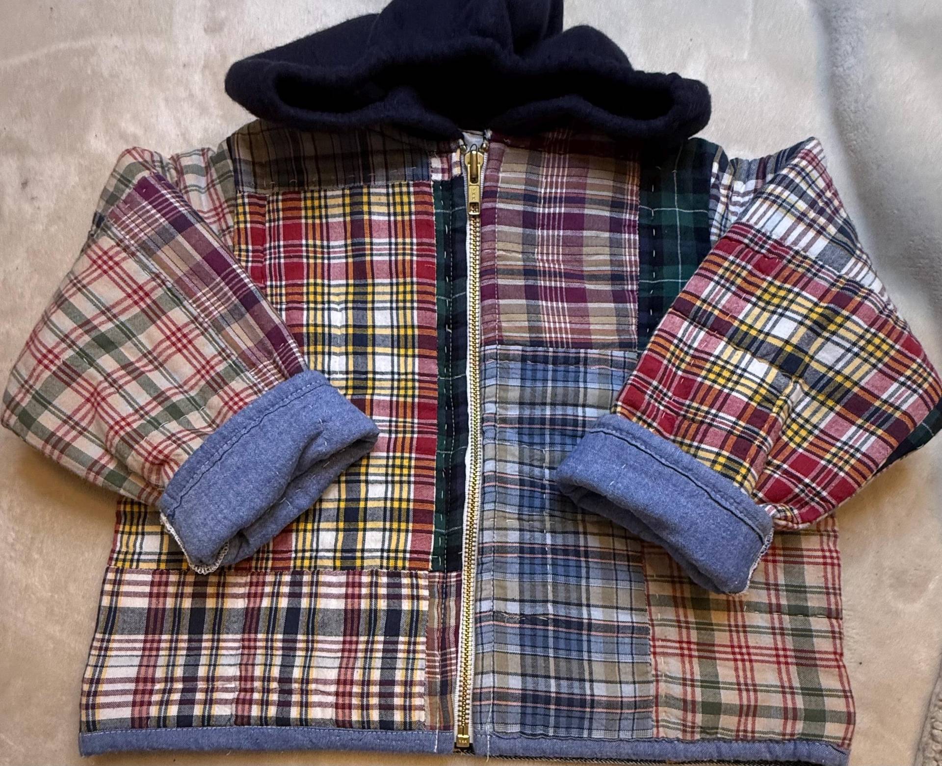 Handgemachte Steppjacke Für Jungen Größe 4-5 von DeannesOriginals