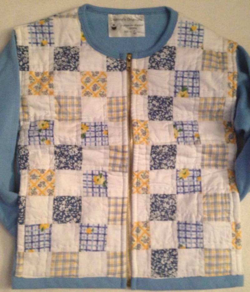 Mädchen 6 Sweatshirt Mit Gesteppter Vorderseite von DeannesOriginals