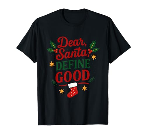 Lustiges Weihnachtskostüm für Jungen und Mädchen T-Shirt von Dear Santa Outfit