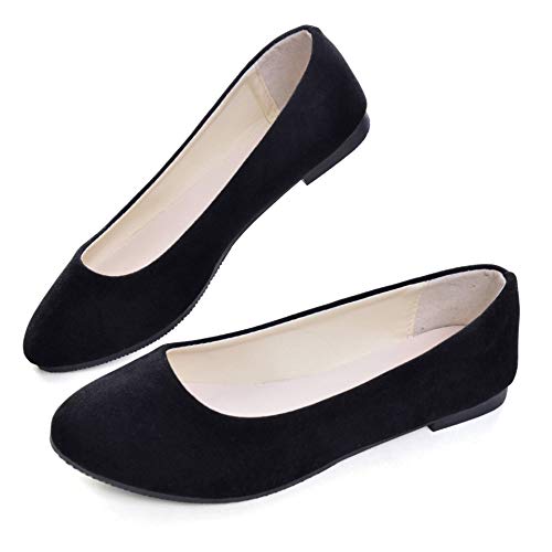 Dear Time Damen Flache Schuhe bequemer Slip auf Spitze zehe Ballerinas 9 m us Simple Black Dear Time Damen Flache Schuhe bequemer Slip auf Spitze zehe Ballerinas 9 m us Simple Black von Dear Time