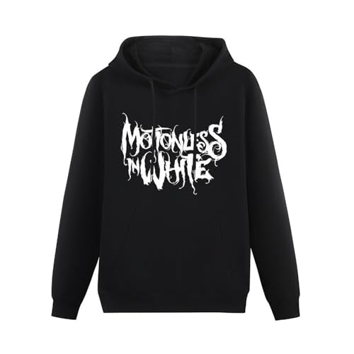 DearIrean Motionless In Hoody Men's Hoodie with Pocket Hoody Unisex Ptinted Hoodies Long Sleeve Men's Hooded with Pocket Black L von DearIrean