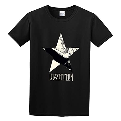 Tntg - Led Logo Zeppelin Unisex 100% Cotton Short-Sleeve T-Shirts Black XXXL von DearIrean