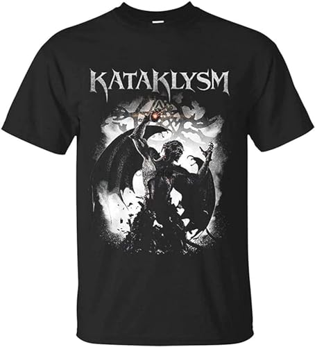 Traeyenyce Kataklysm Unconquered Dhirt Team Unisex 100% Cotton Short-Sleeve T-Shirts Black XL von DearIrean