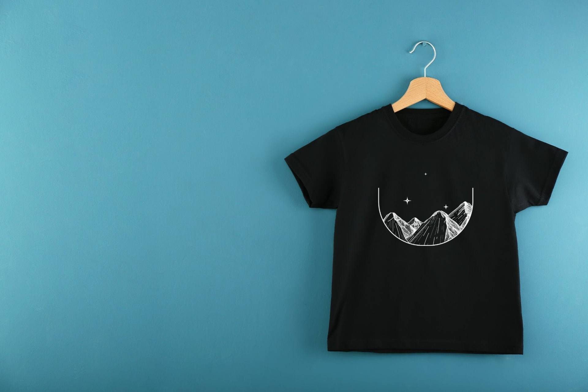 Berg | Stern Motiv Baumwolle Kleinkind Shirt Berg | Stern Motiv Baumwolle Kleinkind Shirt von DearestFoxCreations