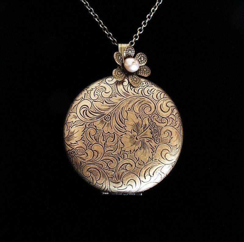 Smitten - Messing Wandteppich Medaillon Leer Für Sie Ihre Bilder Einfügen von DearestMine