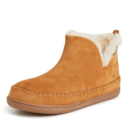 Dearfoams Herren Alpine by Men's Brixen Boot Hausschuh, Whiskey, Large von Dearfoams