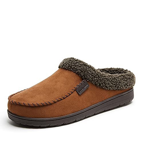 Dearfoams Herren Brendan Indoor/Outdoor Breathable Memory Foam Clog House Shoe with Wide Widths Hausschuh, kastanienbraun, X-Large Weit Dearfoams Herren Brendan Indoor/Outdoor Breathable Memory Foam Clog House Shoe with Wide Widths Hausschuh, kastanienbraun, X-Large Weit von Dearfoams