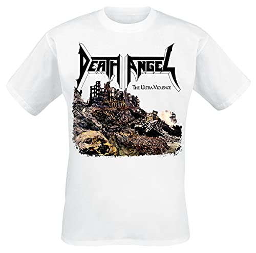 Death Angel The Ultra-Violence Männer T-Shirt weiß XXL 100% Baumwolle Band-Merch, Bands von Death Angel