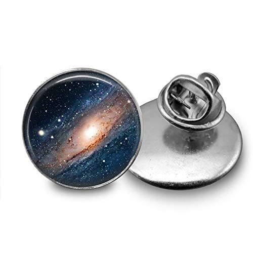 Death Devil Cosmic Krawattennadel Weltraum Brosche Galaxy Hand Anstecknadel, Metall von Death Devil