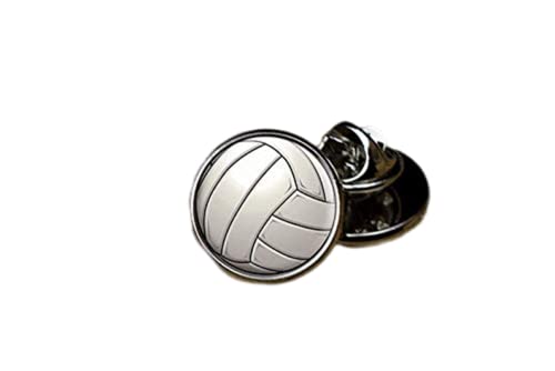Death Devil Volleyball Anstecknadel Volleyball Krawattennadel Volleyball Krawattennadel Volleyball Zubehör, Metall von Death Devil