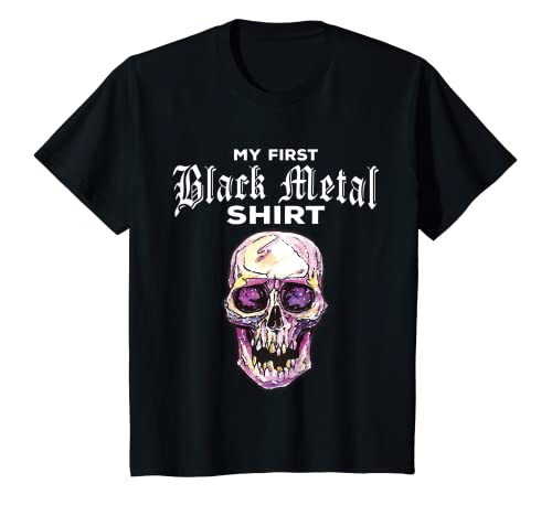 Kinder Rock für Kinder I Jungs & Mädchen I My First Black Metal T-Shirt von Death Metal I Heavy Metal Musik für Damen & Herren