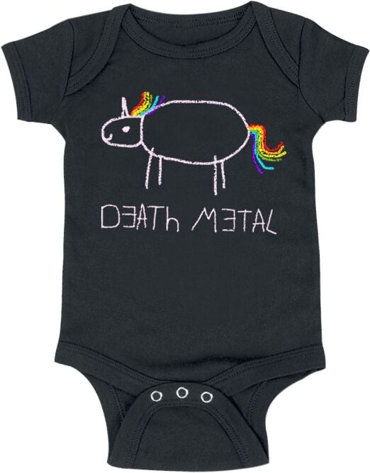 Death Metal Body für Kleinkinder - Kids - Death Metal - für Mädchen & Jungen - schwarz Death Metal Body für Kleinkinder - Kids - Death Metal - für Mädchen & Jungen - schwarz von Death Metal
