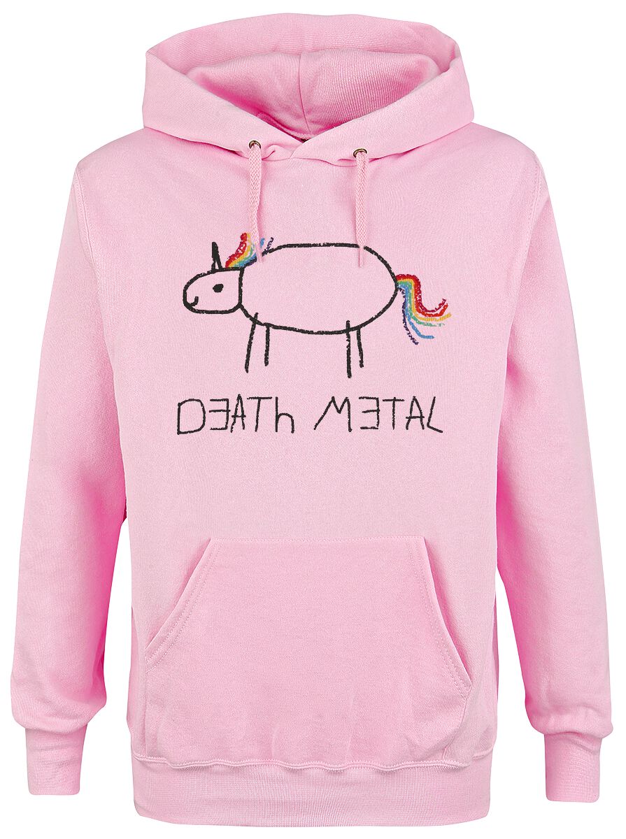 Death Metal Kapuzenpullover - S bis XXL - für Männer - Größe XXL - rosa von Death Metal