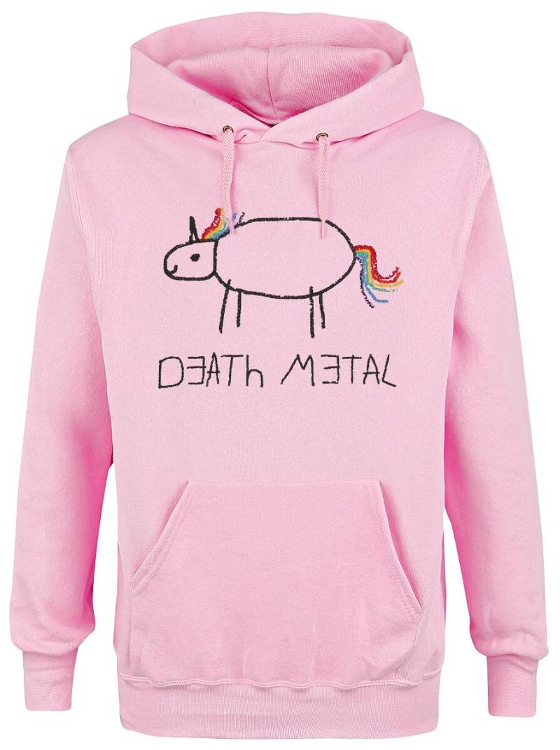Death Metal  Kapuzenpullover rosa in S von Death Metal