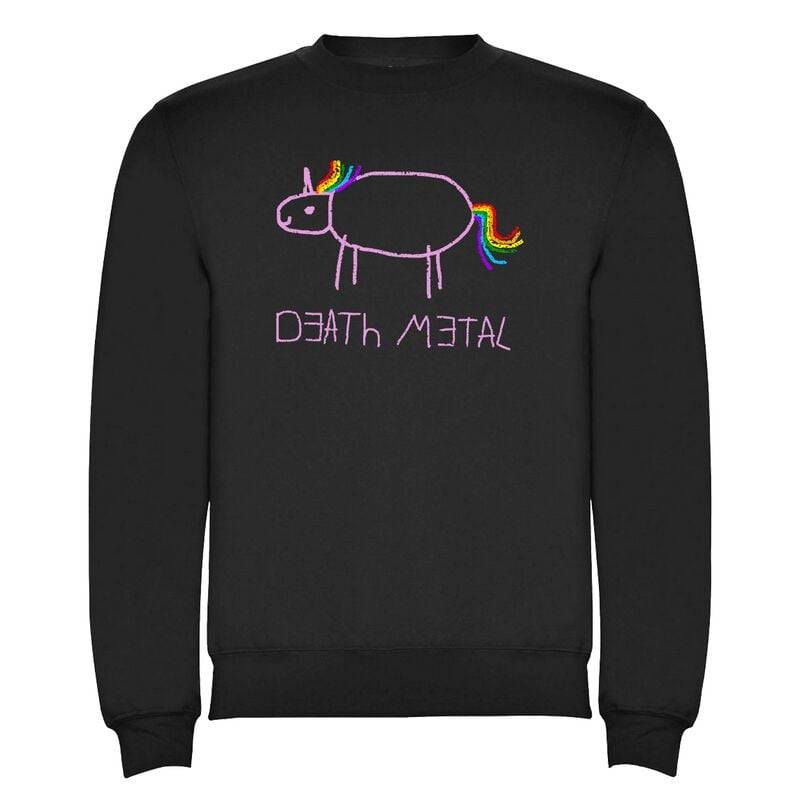 Death Metal  Sweatshirt schwarz in M von Death Metal