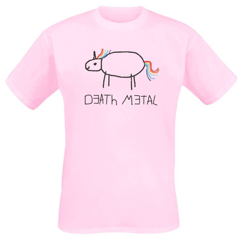 Death Metal  T-Shirt rosa in XXL von Death Metal