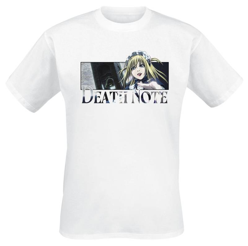 Death Note - Anime T-Shirt - Misa - S bis XXL - für Männer - Größe XXL - weiß  - Lizenzierter Fanartikel von Death Note