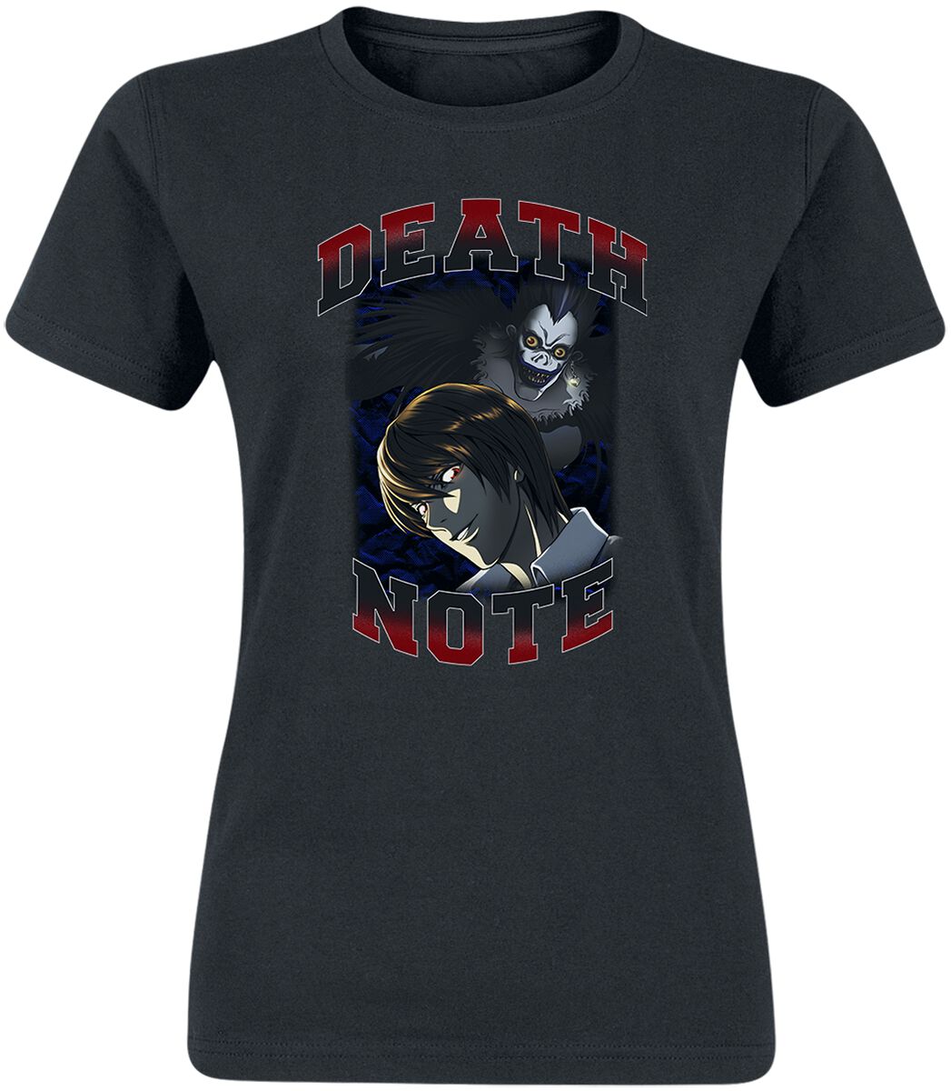 Death Note - Anime T-Shirt - S bis XXL - für Damen - Größe M - schwarz  - Lizenzierter Fanartikel von Death Note