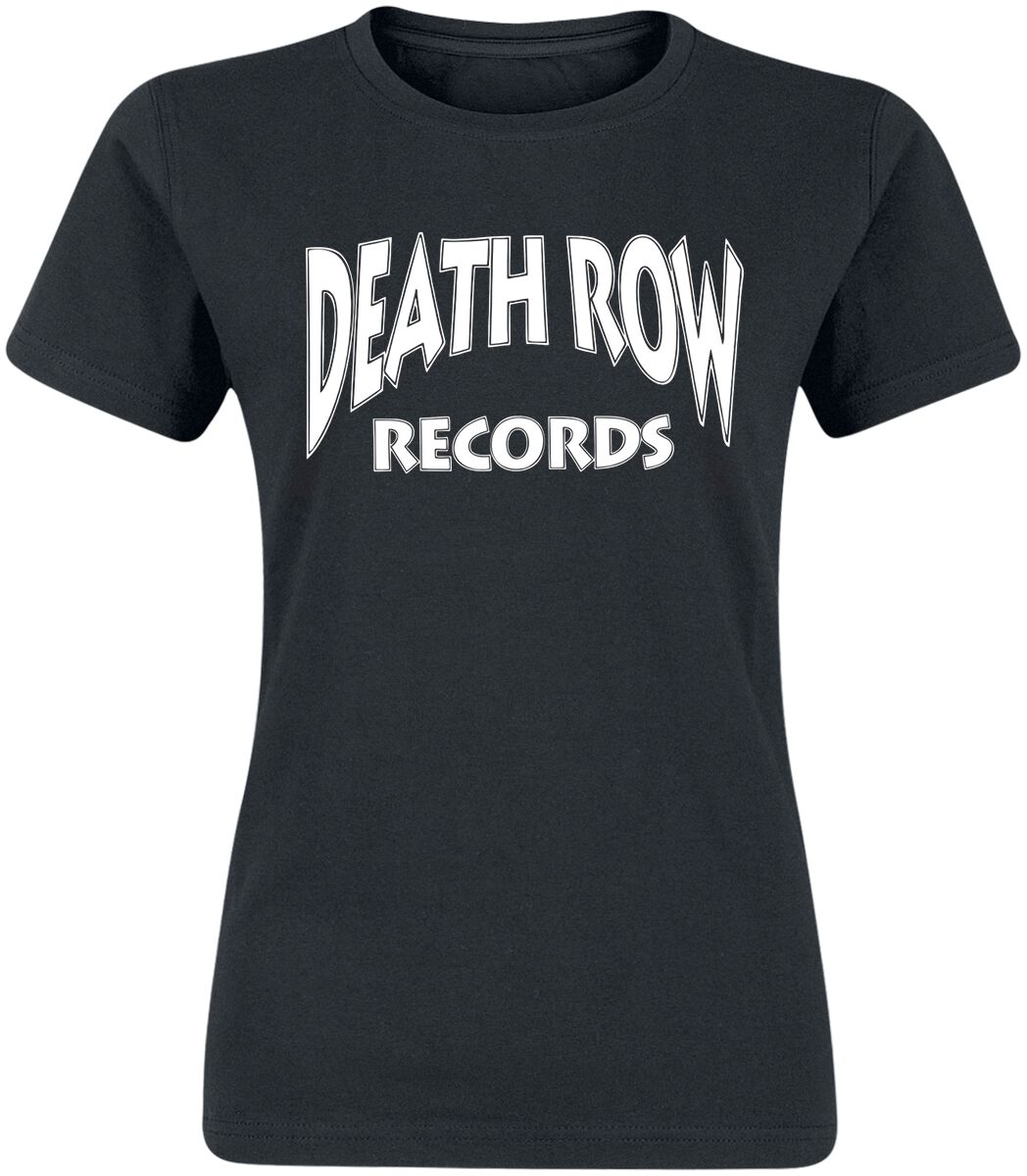 Death Row Records Classic Logo T-Shirt schwarz in S von Death Row Records