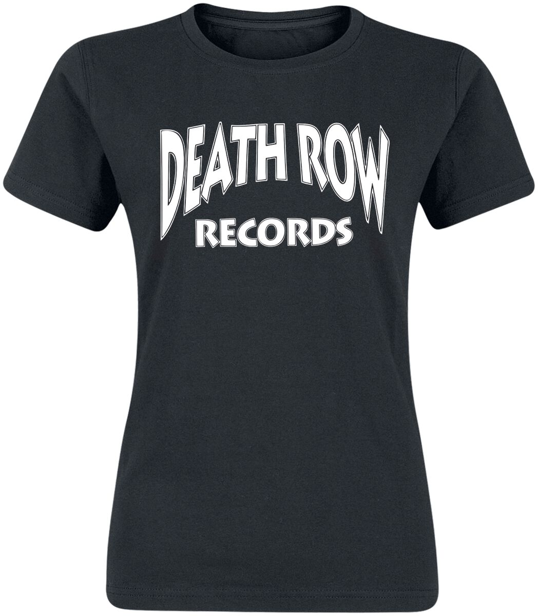 Death Row Records T-Shirt - Classic Logo - S bis XL - für Damen - Größe M - schwarz  - Lizenziertes Merchandise! von Death Row Records