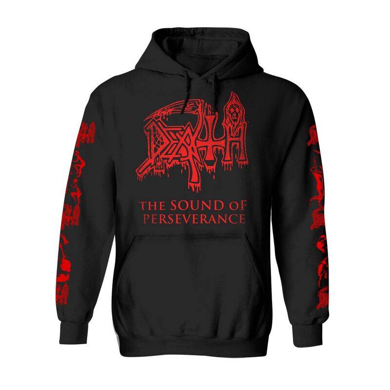 Death Sound Of Perseverance Kapuzenpullover schwarz in S von Death