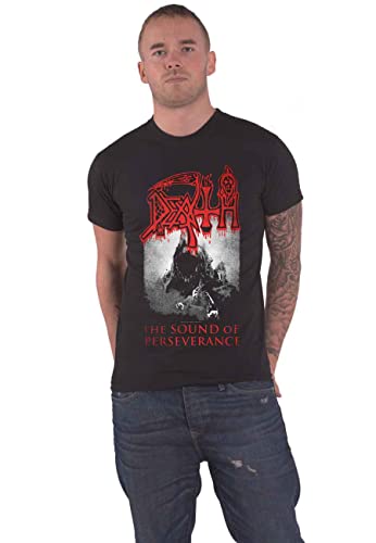 Death Sound of Perseverance Männer T-Shirt schwarz XL 100% Baumwolle Band-Merch, Bands von Death