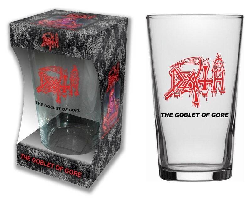 Death The Goblet Of Gore Bierglas klar von Death