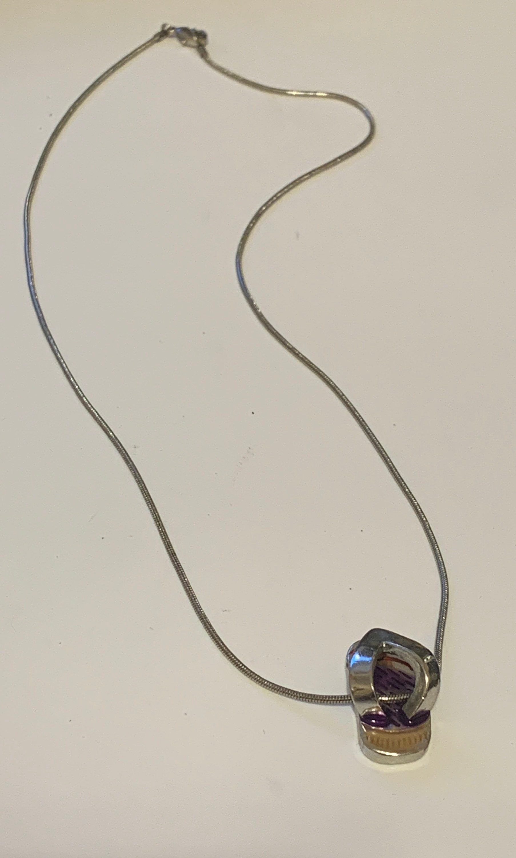 Mode Flip Flop Anhänger Halskette von DebJoVintageJewelz