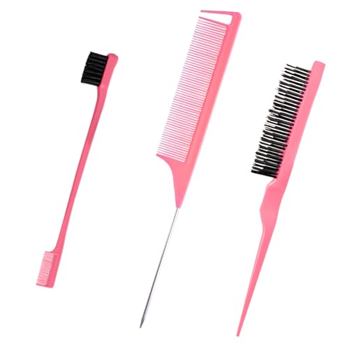 Debbery 3-teiliges professionelles Haarbürsten-Set – Premium-Haarbürste, Präzisions-Rattenschwanzkamm für Frauen zum Glätten, Entwirren und Stylen von Haaren in jeder Umgebung Debbery 3-teiliges professionelles Haarbürsten-Set – Premium-Haarbürste, Präzisions-Rattenschwanzkamm für Frauen zum Glätten, Entwirren und Stylen von Haaren in jeder Umgebung von Debbery