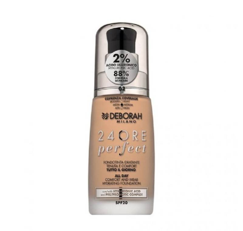 Deborah Milano Foundation Fluid Makeup Basis Deborah True Beige 30ml Nº 02 von Deborah Milano