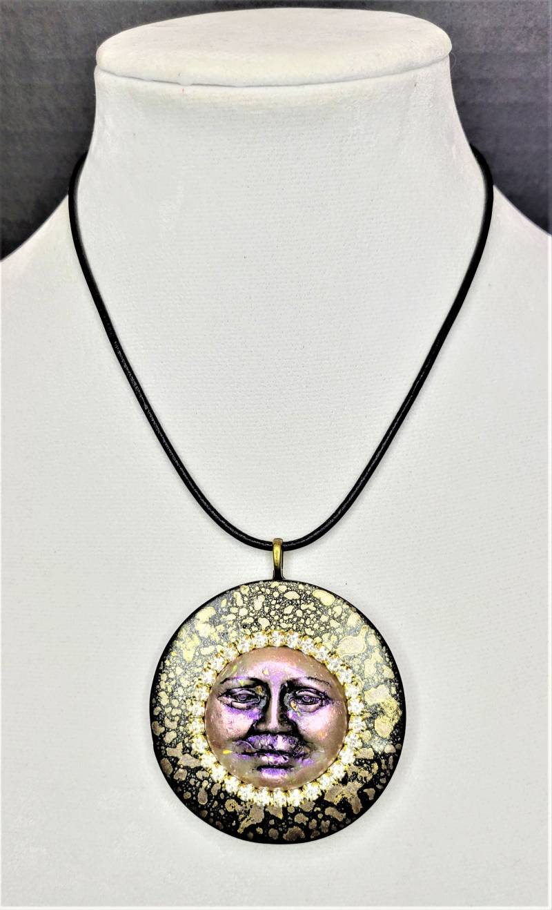 Bella Luna Anhänger Halskette von DeborahKCreations