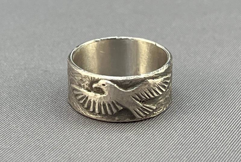 Der Falke Ring Ist Aus 925Er Sterling Silber von DeborahLaun