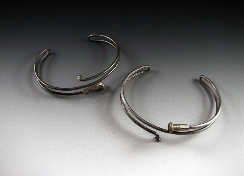 Fahrradspeichenarmband -Handgemachter Kunstschmuck von DeborahLaun