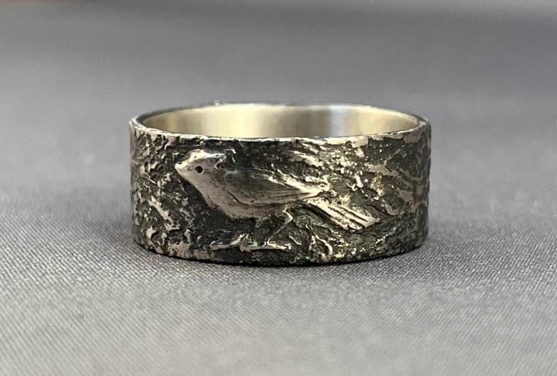 Kardinalvogel Ring - Handgefertigter Kunstschmuck von DeborahLaun