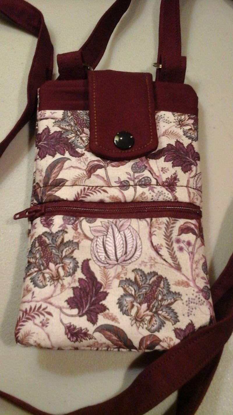 Florale Crossbody Handytasche Geldbörse Mit Kartenfächern von DebsAccents