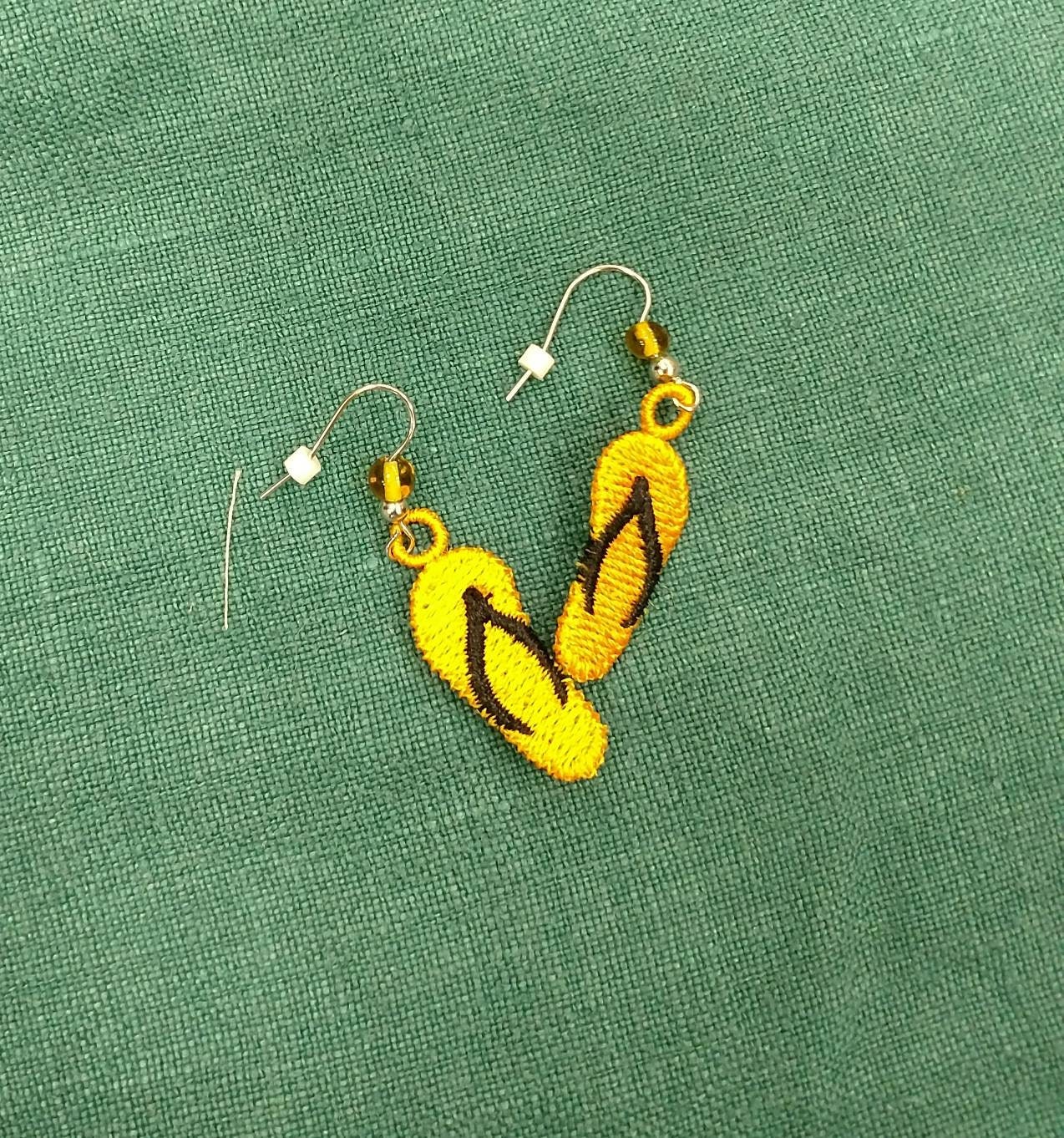 Perlen Flip Flop Ohrringe Perlen Flip Flop Ohrringe von DebsCustomCreations